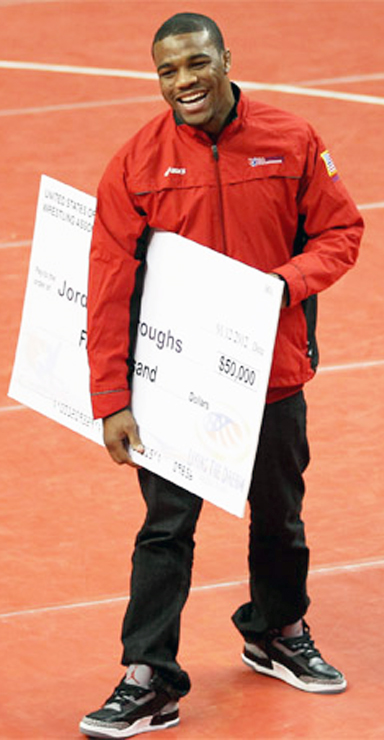 Барроуз получил чек за победу на чм-2011