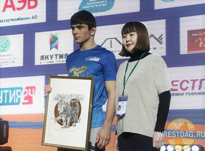Курбан Шираев – лучший борец турнира в Якутске